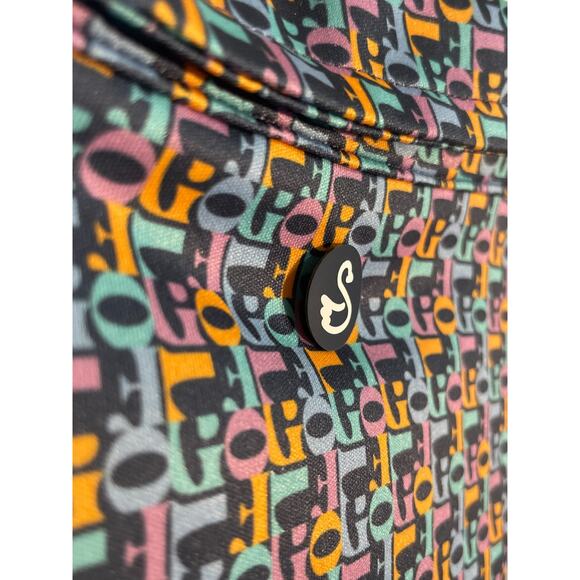 Swannies Men's Golf Polo Shirt Men’s XL Violet All Over Print Performance - Picture 7 of 11